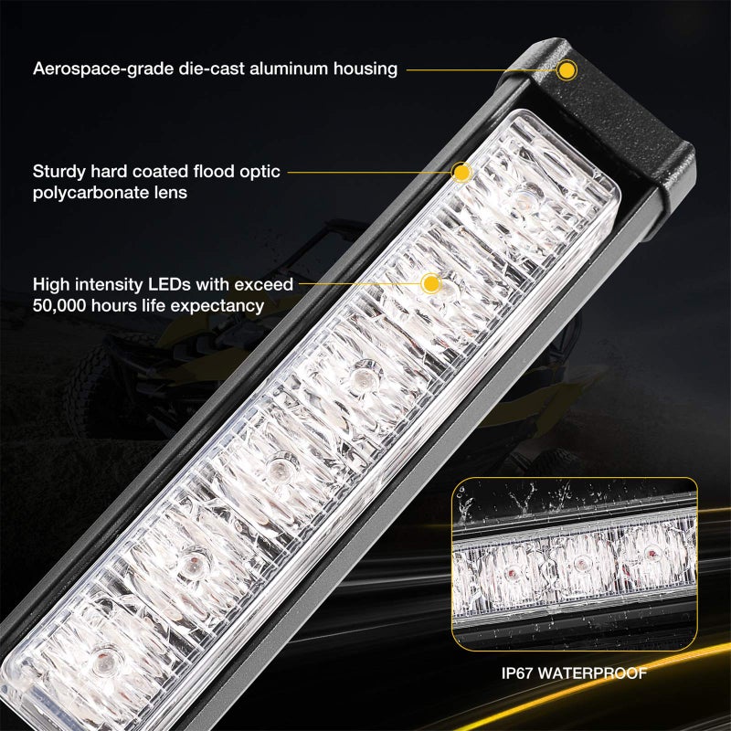 Auto Power Plus 30 Inch Rear Chase Light Bar Kit Offroad Strobe LED Driving Lights w/Running Turn Signal Brake Reverse LED Light Bar for UTV, ATV, Polaris RZR XP 1000, Side by Sides, 4x4, Trophy Truck - Image 3